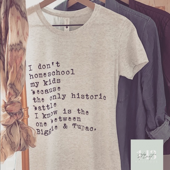 Funny I don’t Homeschool my Kid Shirt - Picture 1 of 2